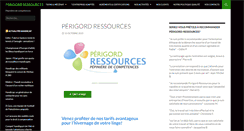 Desktop Screenshot of perigord-ressources.fr
